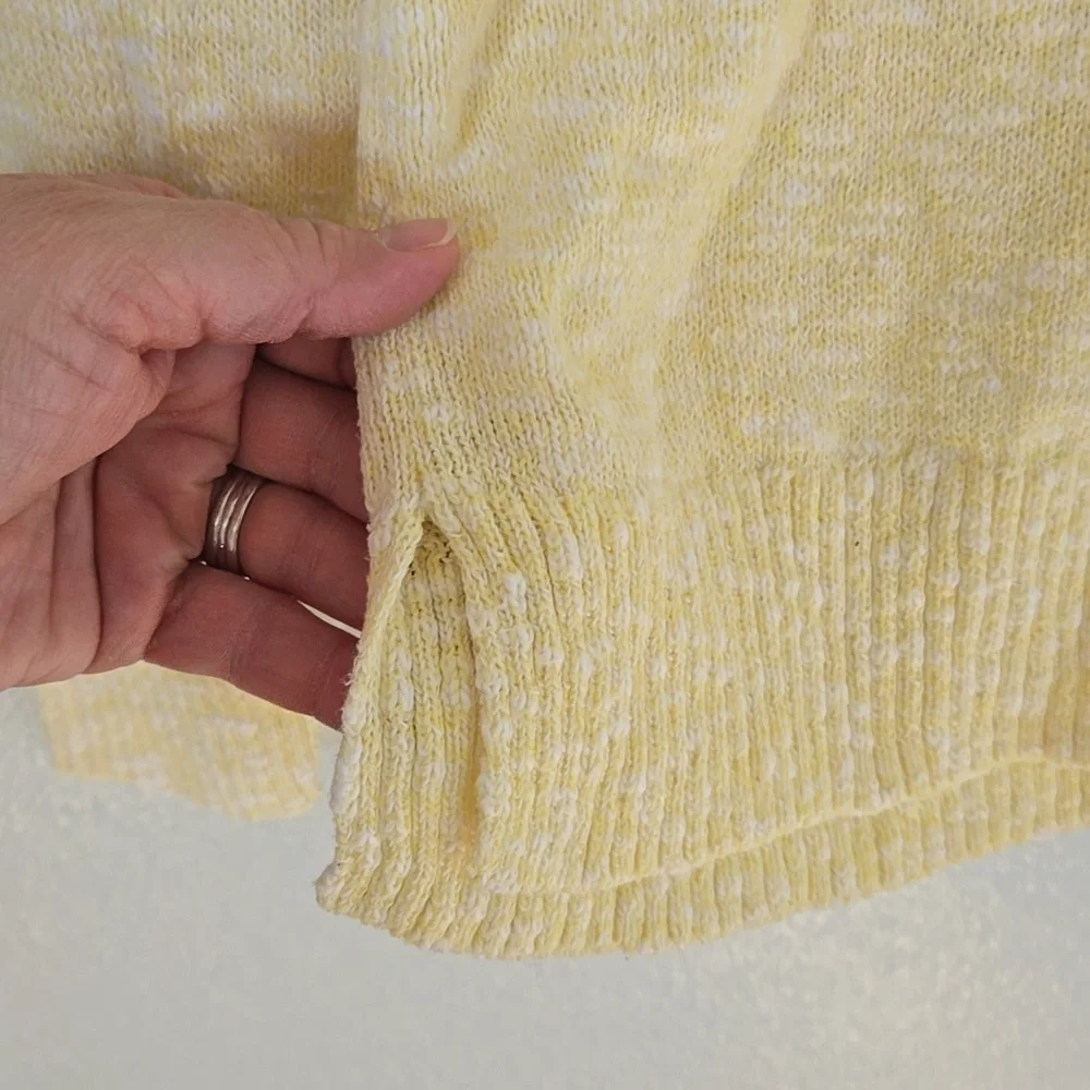 J. Crew | Butter Yellow Crew Neck Light Sweater Size XS